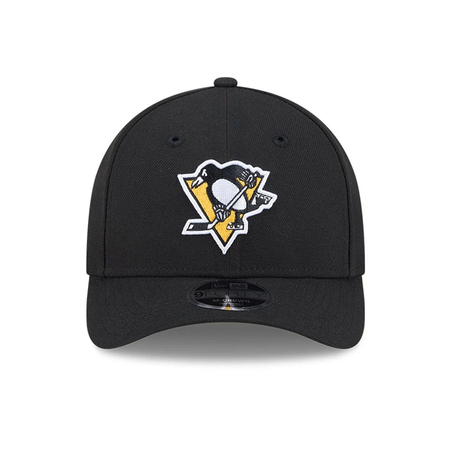 This is a Pittsburgh Penguins NHL Team Black 9FORTY M-Crown Adjustable Cap 3