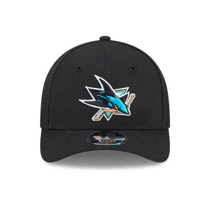 This is a San Jose Sharks NHL Team Black 9FORTY M-Crown Adjustable Cap 3