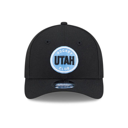 This is a Utah Mammoth NHL Team Black 9FORTY M-Crown Adjustable Cap 3