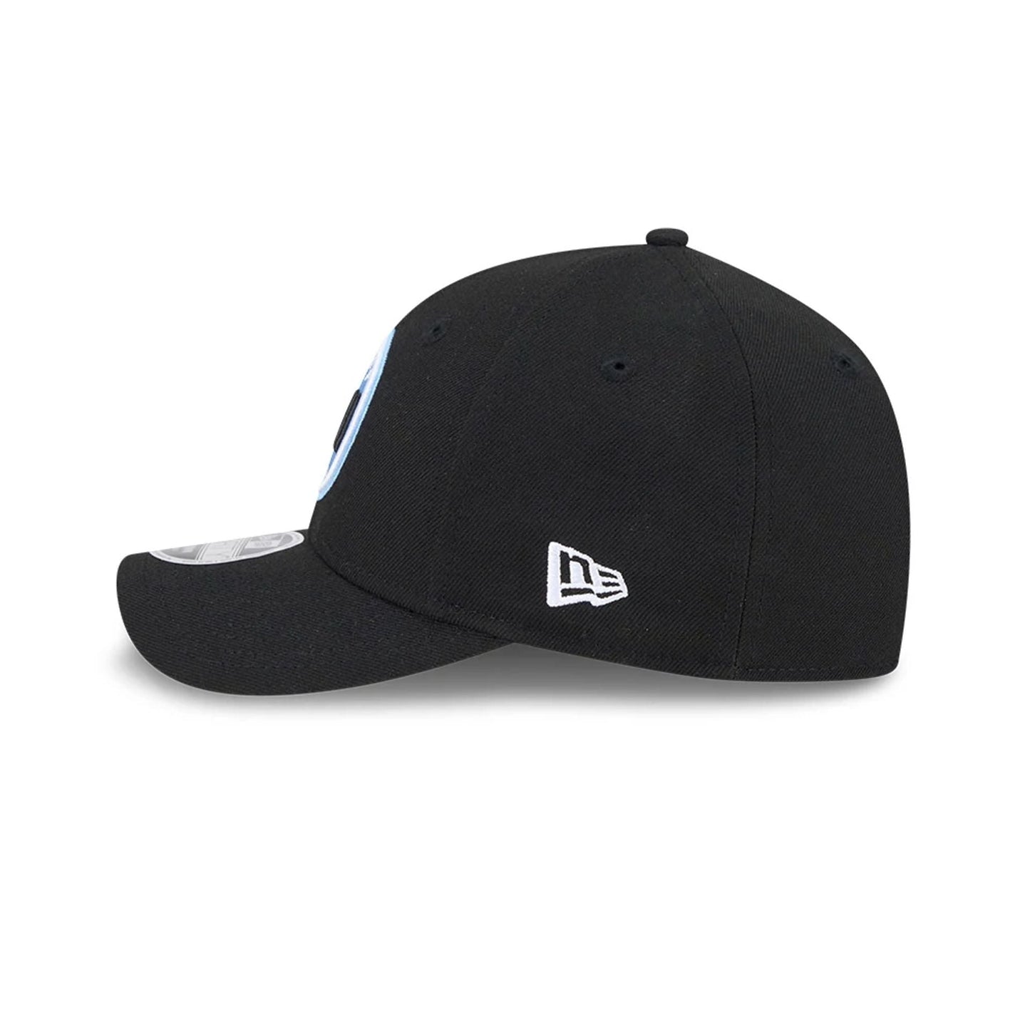 This is a Utah Mammoth NHL Team Black 9FORTY M-Crown Adjustable Cap 5