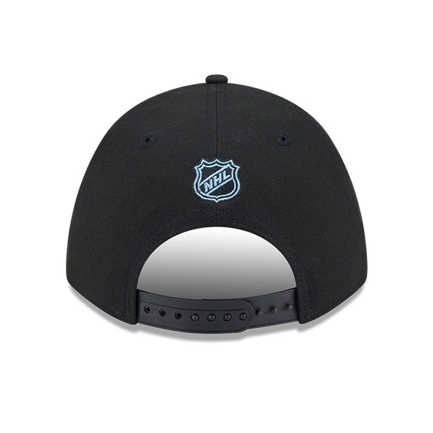 This is a Utah Mammoth NHL Team Black 9FORTY M-Crown Adjustable Cap 7