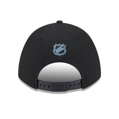 This is a Utah Mammoth NHL Team Black 9FORTY M-Crown Adjustable Cap 7