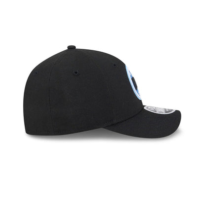 This is a Utah Mammoth NHL Team Black 9FORTY M-Crown Adjustable Cap 6