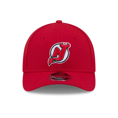 This is a New Jersey Devils NHL Team Red 9FORTY M-Crown Adjustable Cap 3