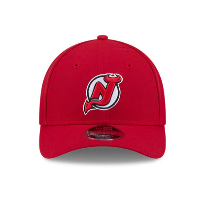 This is a New Jersey Devils NHL Team Red 9FORTY M-Crown Adjustable Cap 3