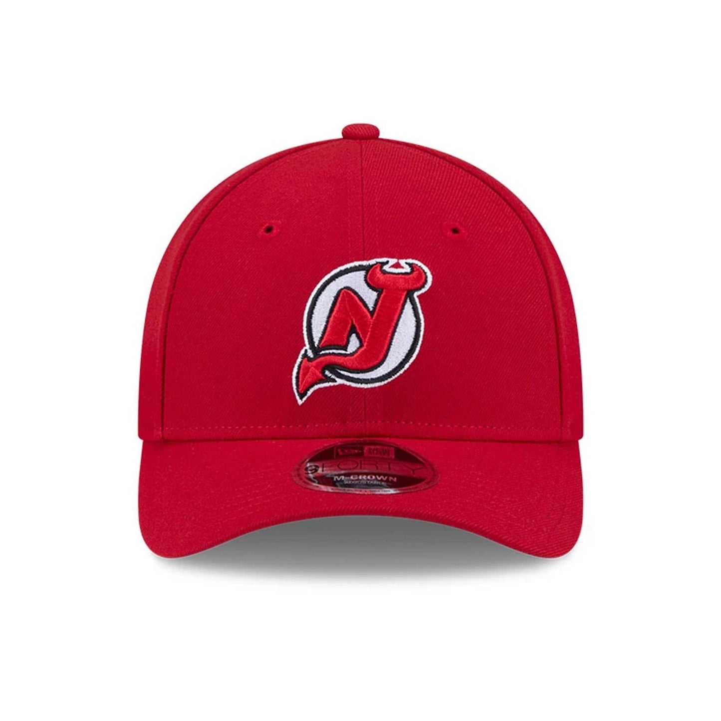 This is a New Jersey Devils NHL Team Red 9FORTY M-Crown Adjustable Cap 3