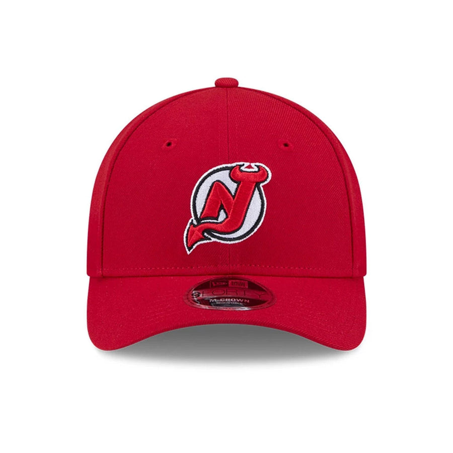 This is a New Jersey Devils NHL Team Red 9FORTY M-Crown Adjustable Cap 3