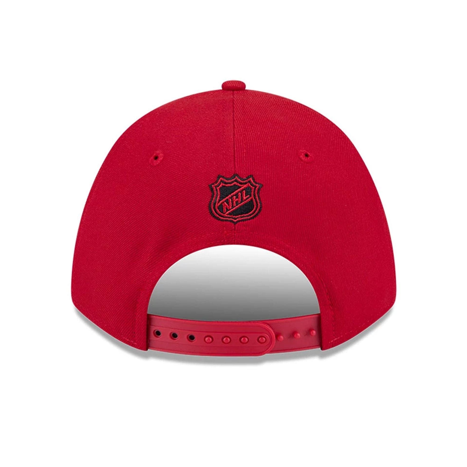 This is a New Jersey Devils NHL Team Red 9FORTY M-Crown Adjustable Cap 7