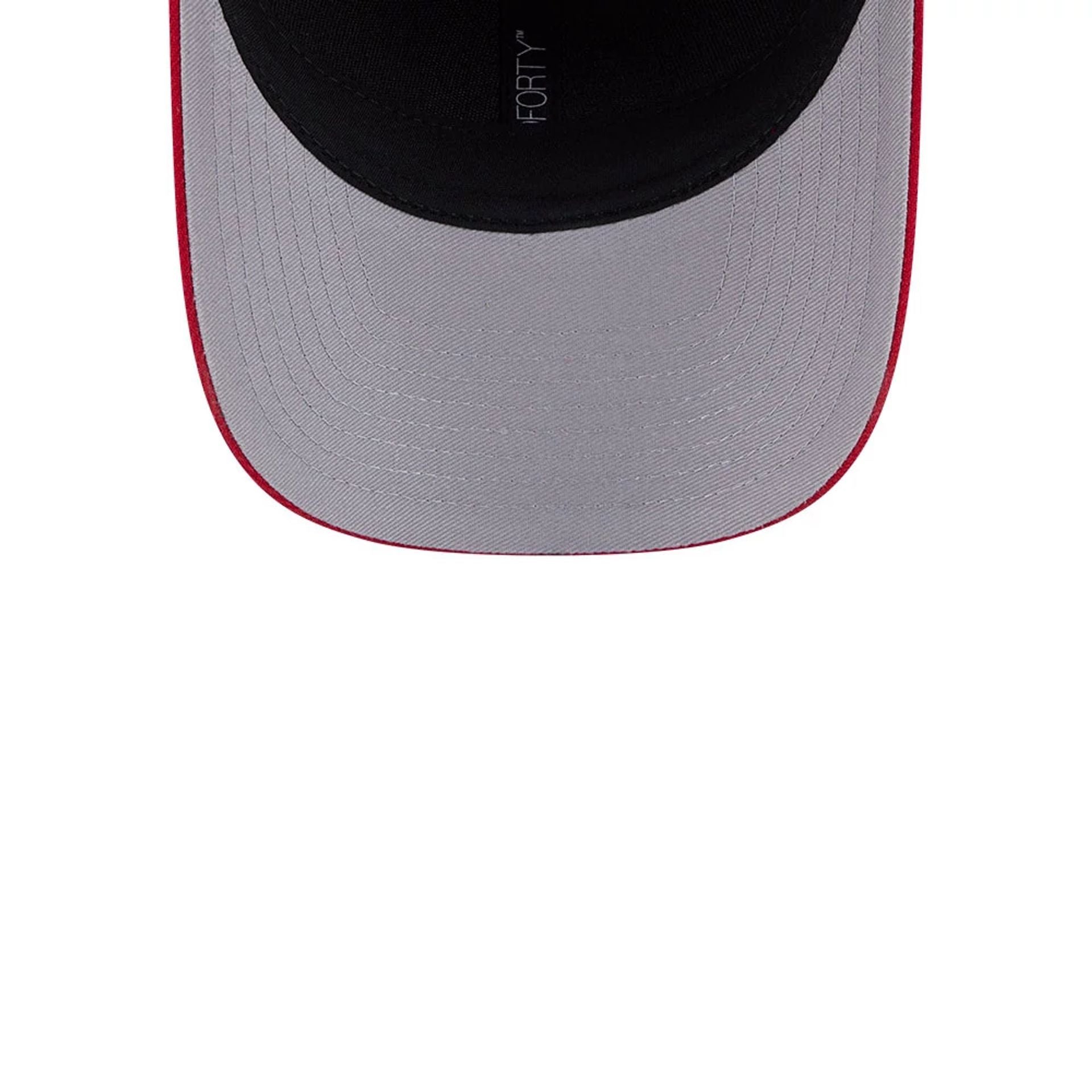 This is a New Jersey Devils NHL Team Red 9FORTY M-Crown Adjustable Cap 2