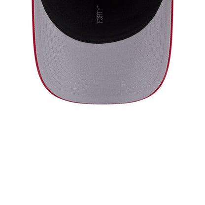 This is a New Jersey Devils NHL Team Red 9FORTY M-Crown Adjustable Cap 2
