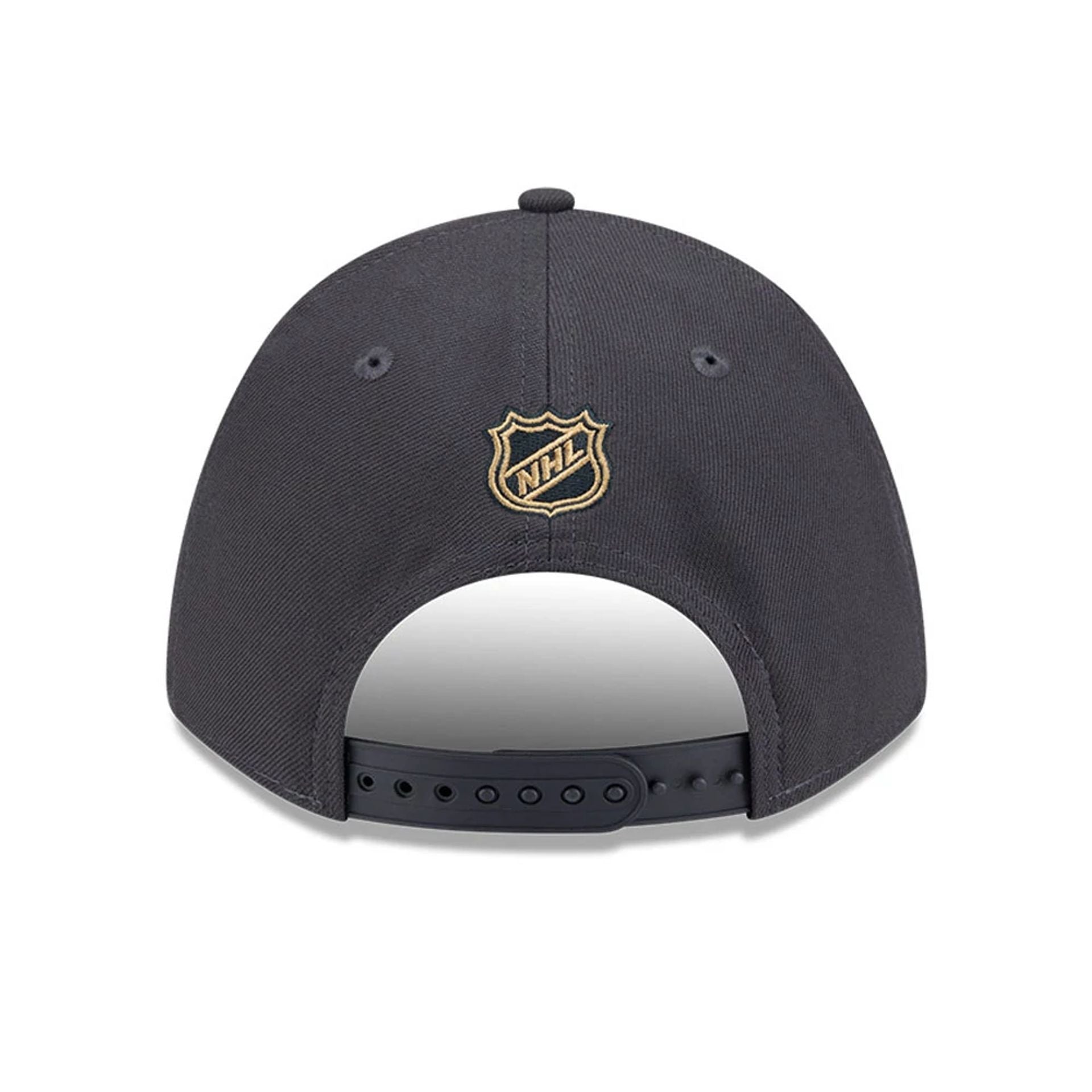 This is a Vegas Golden Knights NHL Team Dark Grey 9FORTY M-Crown Adjustable Cap 7