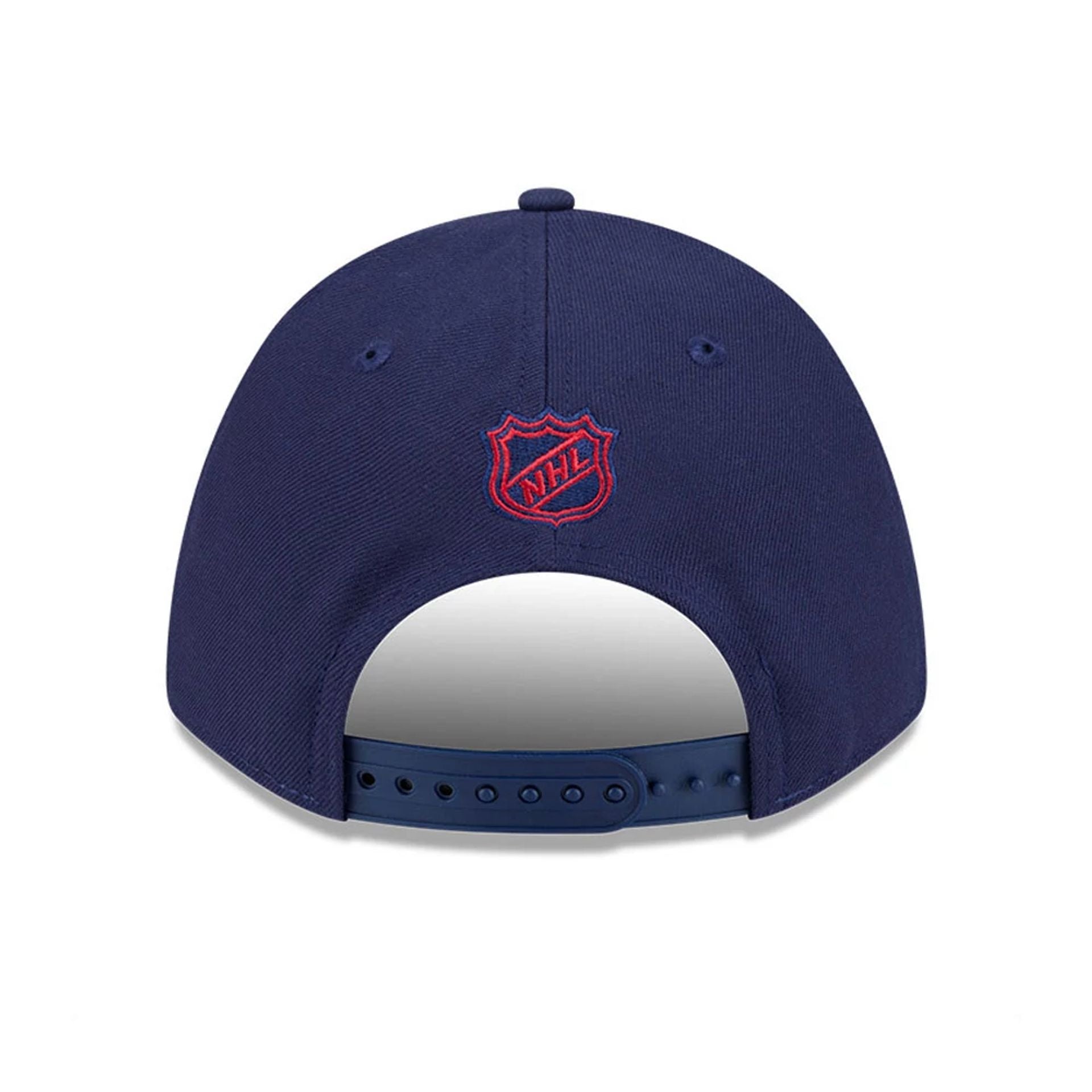 This is a Kansas City Scouts NHL Team Navy 9FORTY M-Crown Adjustable Cap 7