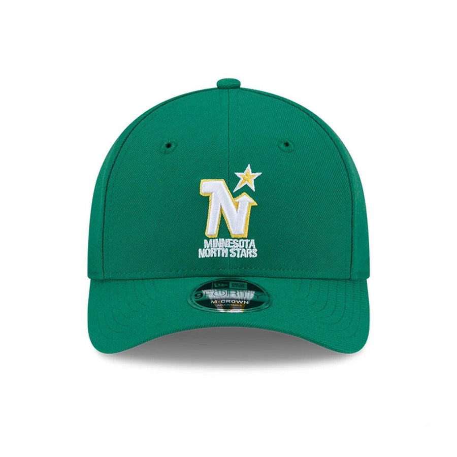This is a Minnesota North Stars NHL Team Green 9FORTY M-Crown Adjustable Cap 3