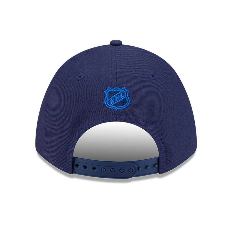 This is a Winnipeg Jets NHL Team Navy 9FORTY M-Crown Adjustable Cap 7