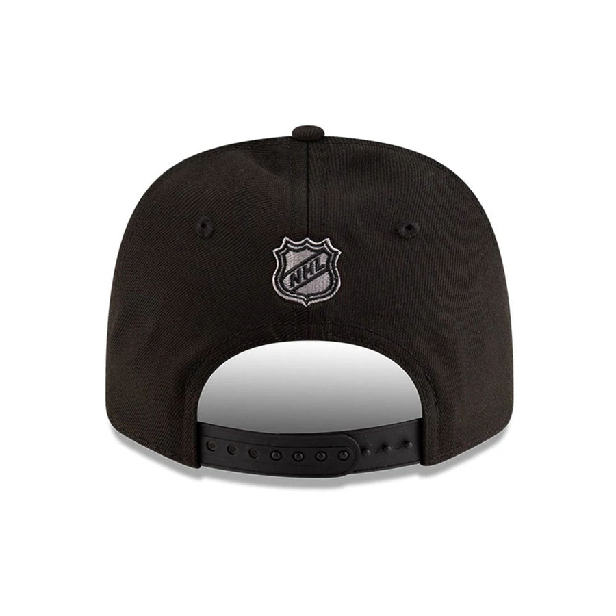 This is a LA Kings NHL Team Black 9SEVENTY Stretch Snap Adjustable Cap 7