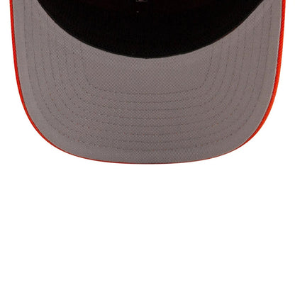 This is a Anaheim Ducks NHL Team Orange 9SEVENTY Stretch Snap Adjustable Cap 2