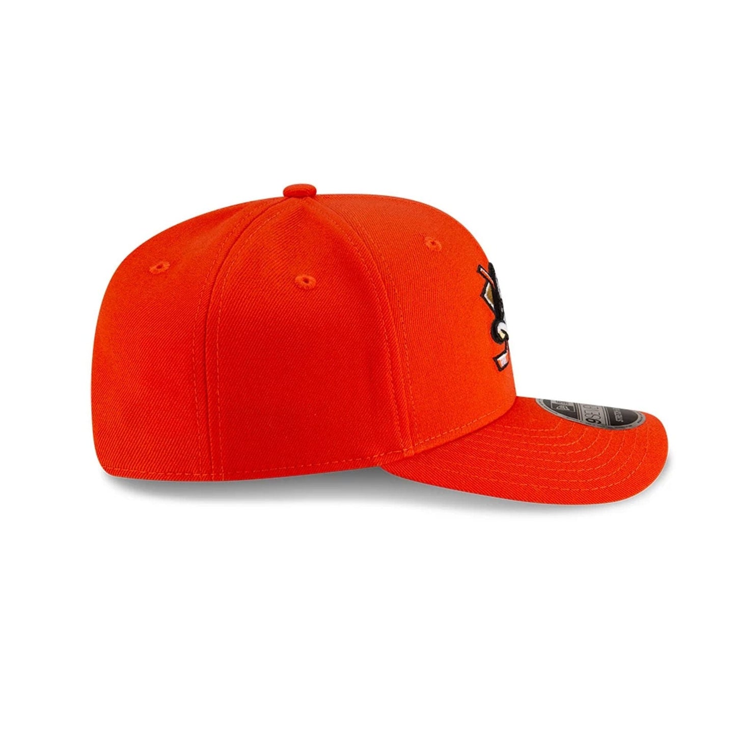 This is a Anaheim Ducks NHL Team Orange 9SEVENTY Stretch Snap Adjustable Cap 6