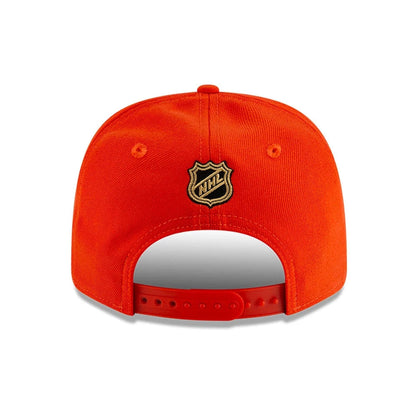 This is a Anaheim Ducks NHL Team Orange 9SEVENTY Stretch Snap Adjustable Cap 7