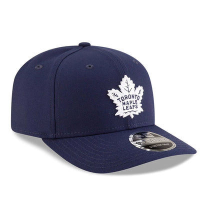 This is a Toronto Maple Leafs NHL Team Navy 9SEVENTY Stretch Snap Adjustable Cap 4
