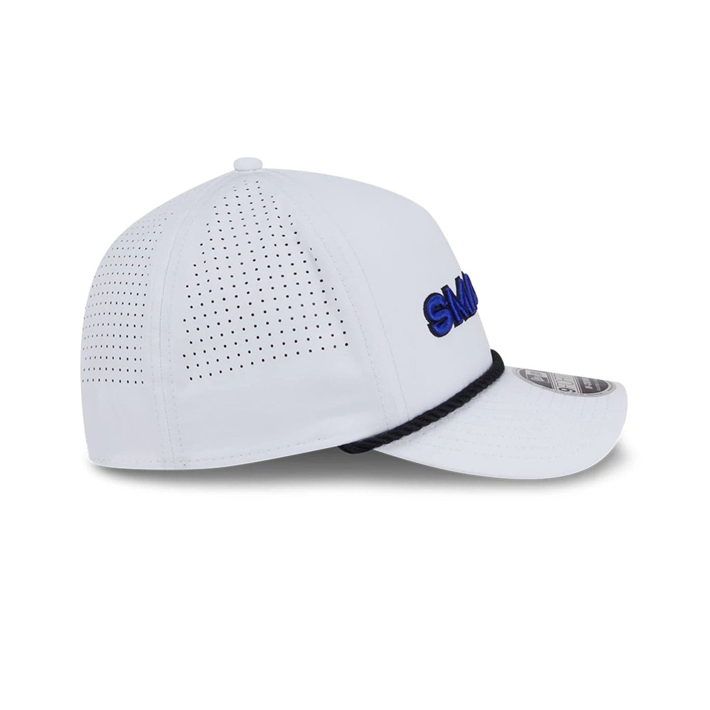 This is a Smash LIV Golf 2025 White 9FORTY M-Crown A-Frame Adjustable Cap 6