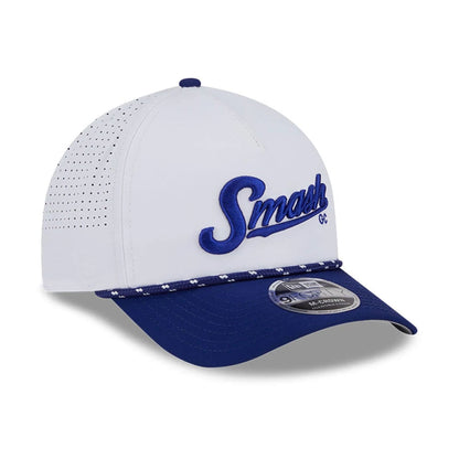 This is a Majesticks LIV Golf 2025 White 9FORTY M-Crown Adjustable Cap 4