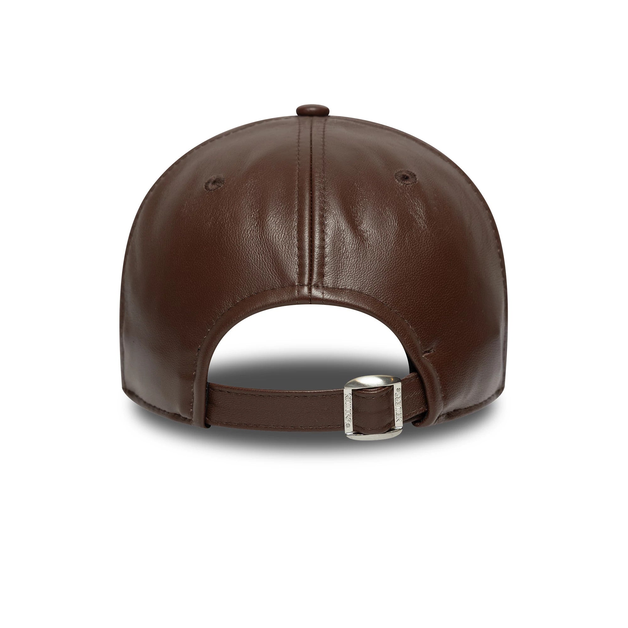 This is a New York Yankees MLB Leather Dark Brown 9FORTY M-Crown Adjustable Cap 4