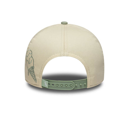This is a Chicago White Sox MLB Summer Icon Light Beige 9FORTY A-Frame Adjustable Cap 6