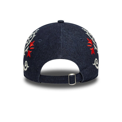 This is a  New Era Rope Navy 9TWENTY Adjustable Cap 6