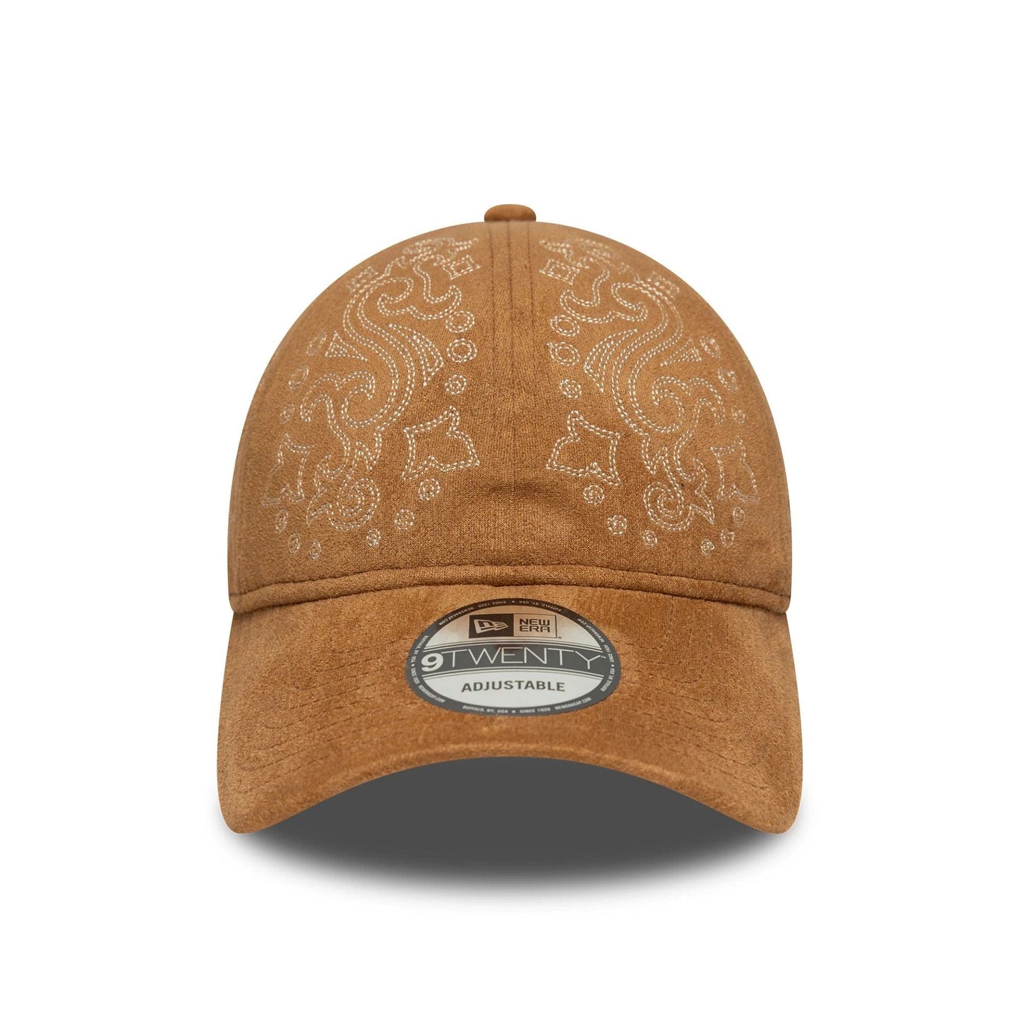 This is a New Era Suede Brown 9TWENTY Adjustable Cap 2