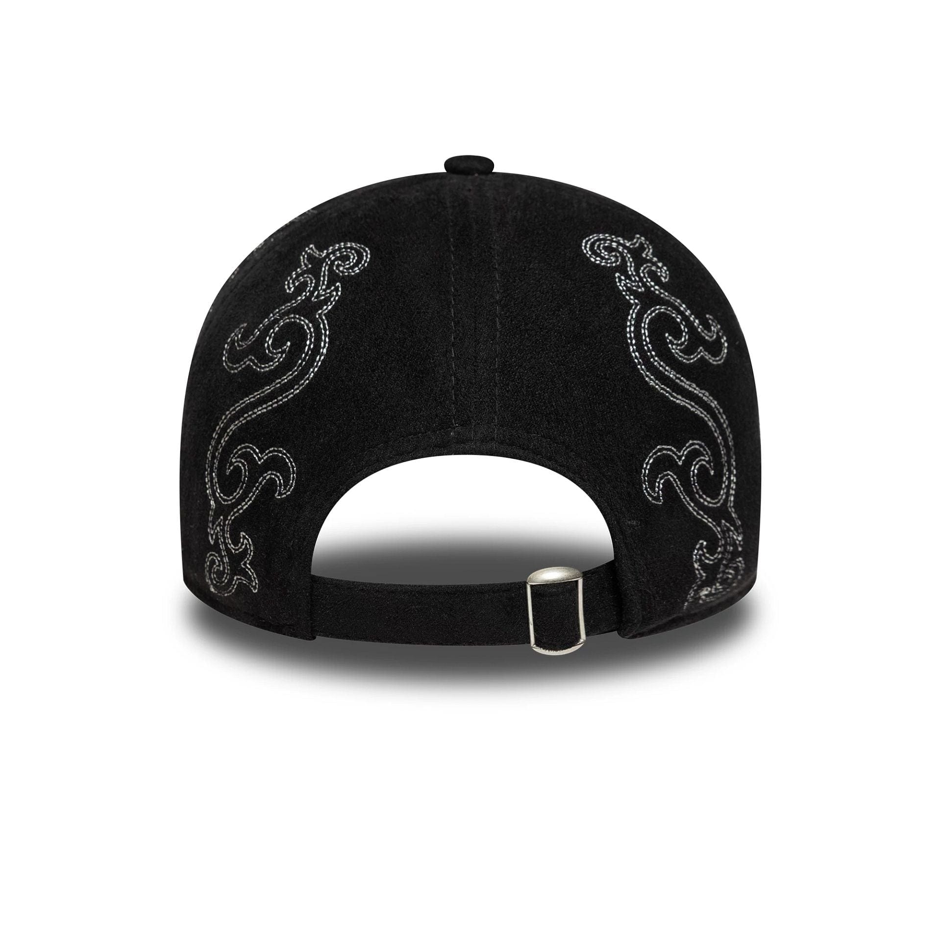 This is a  New Era Suede Black 9TWENTY Adjustable Cap 6