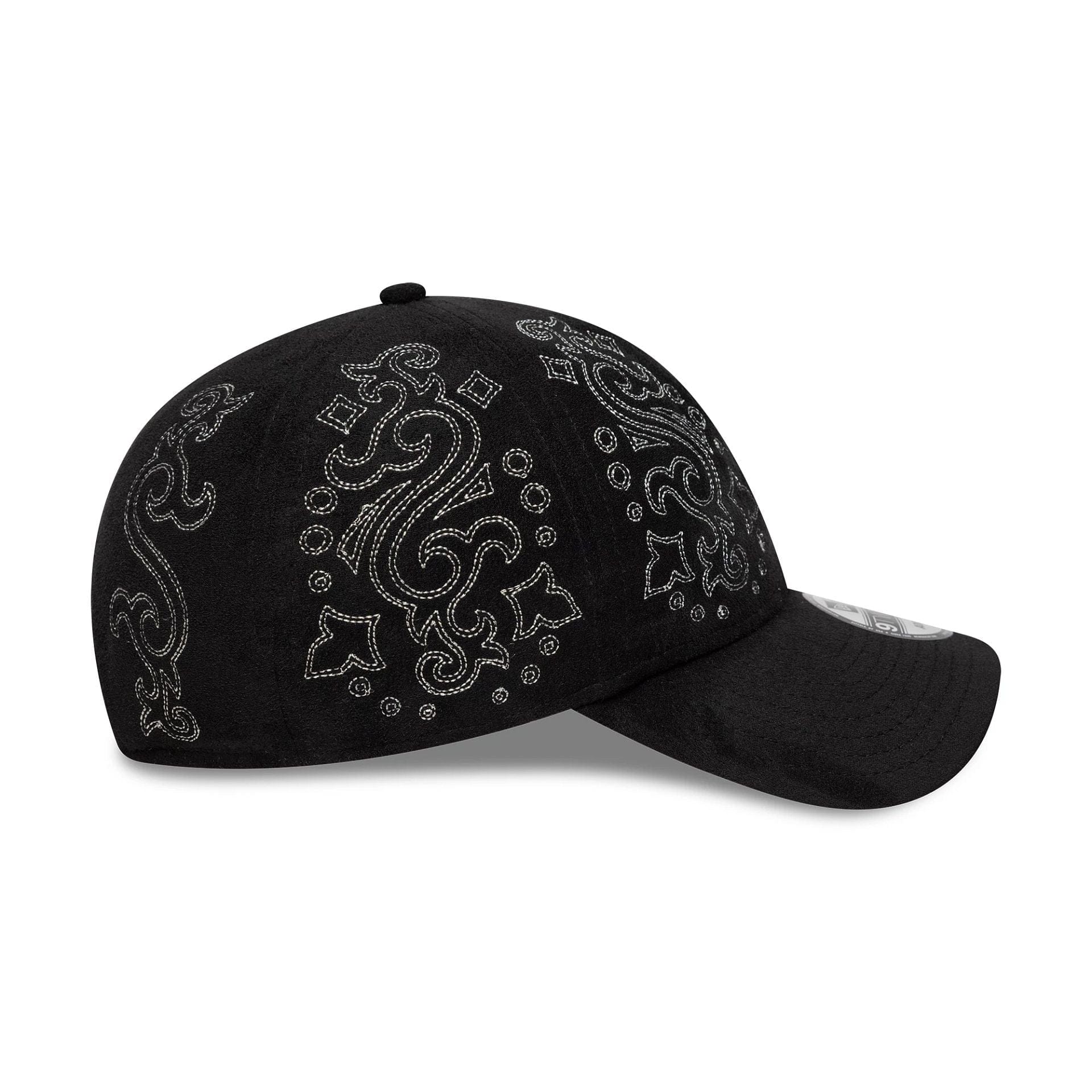 This is a  New Era Suede Black 9TWENTY Adjustable Cap 5