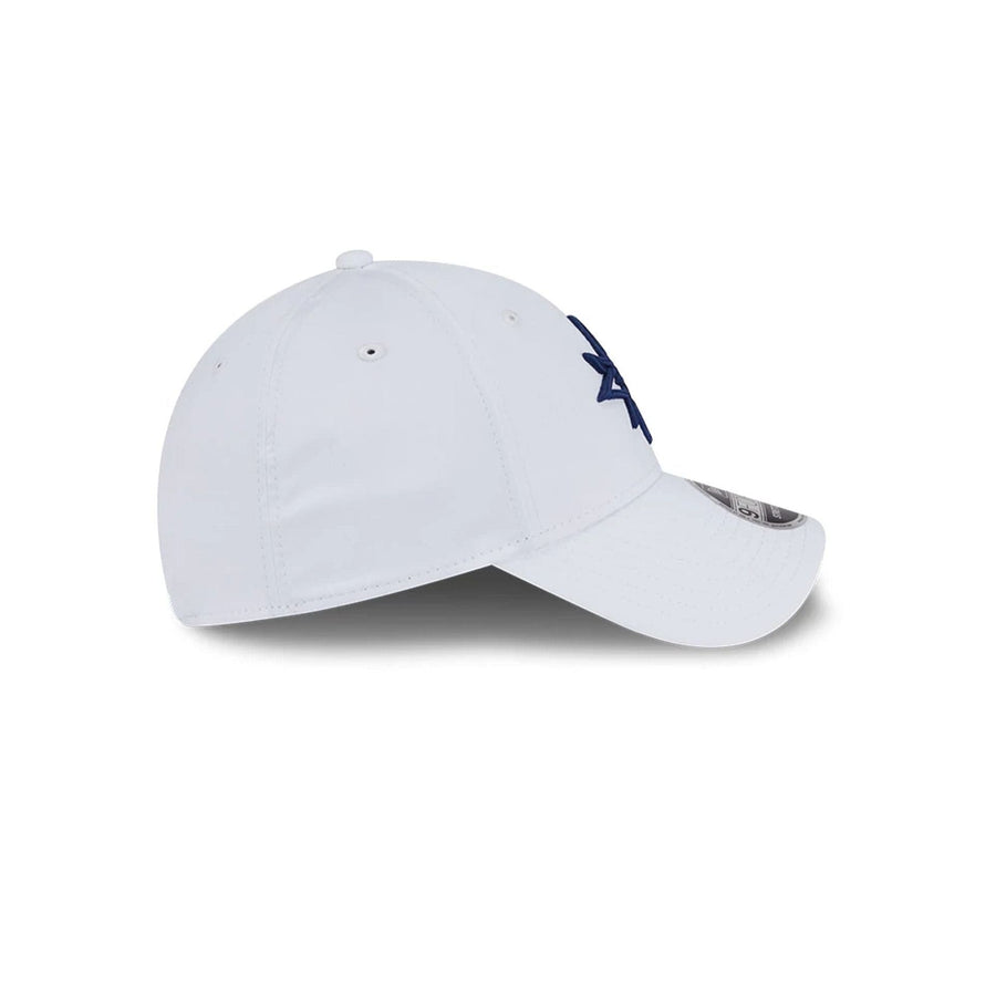 This is a Majesticks LIV Golf 2025 White 9FORTY Adjustable Cap 6
