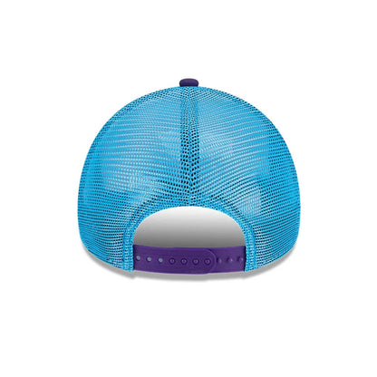 This is a Majesticks LIV Golf 2025 White 9FORTY A-Frame Adjustable Cap 6