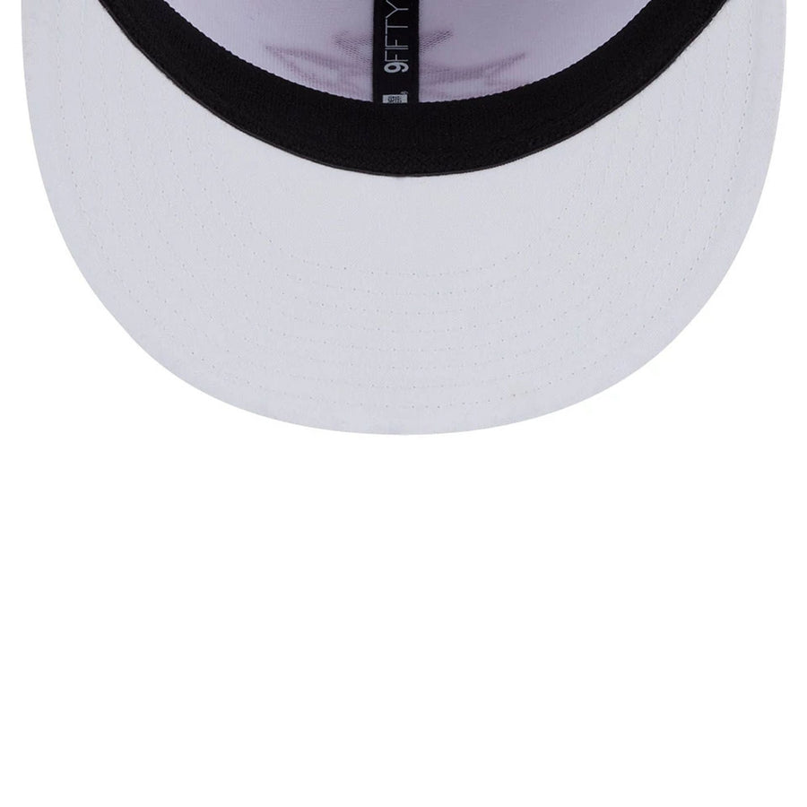 This is a Rippers LIV Golf 2025 White 9FIFTY Snapback Adjustable Cap 7