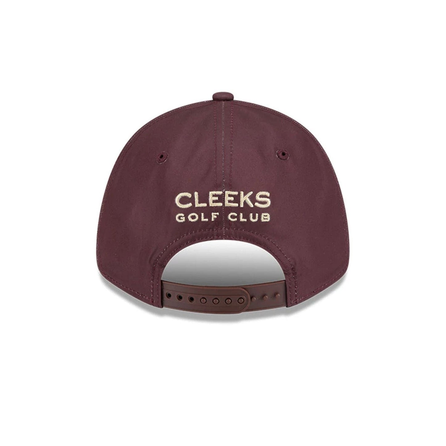 This is a Cleeks LIV Golf 2025 Dark Purple 9FORTY Adjustable Cap 4