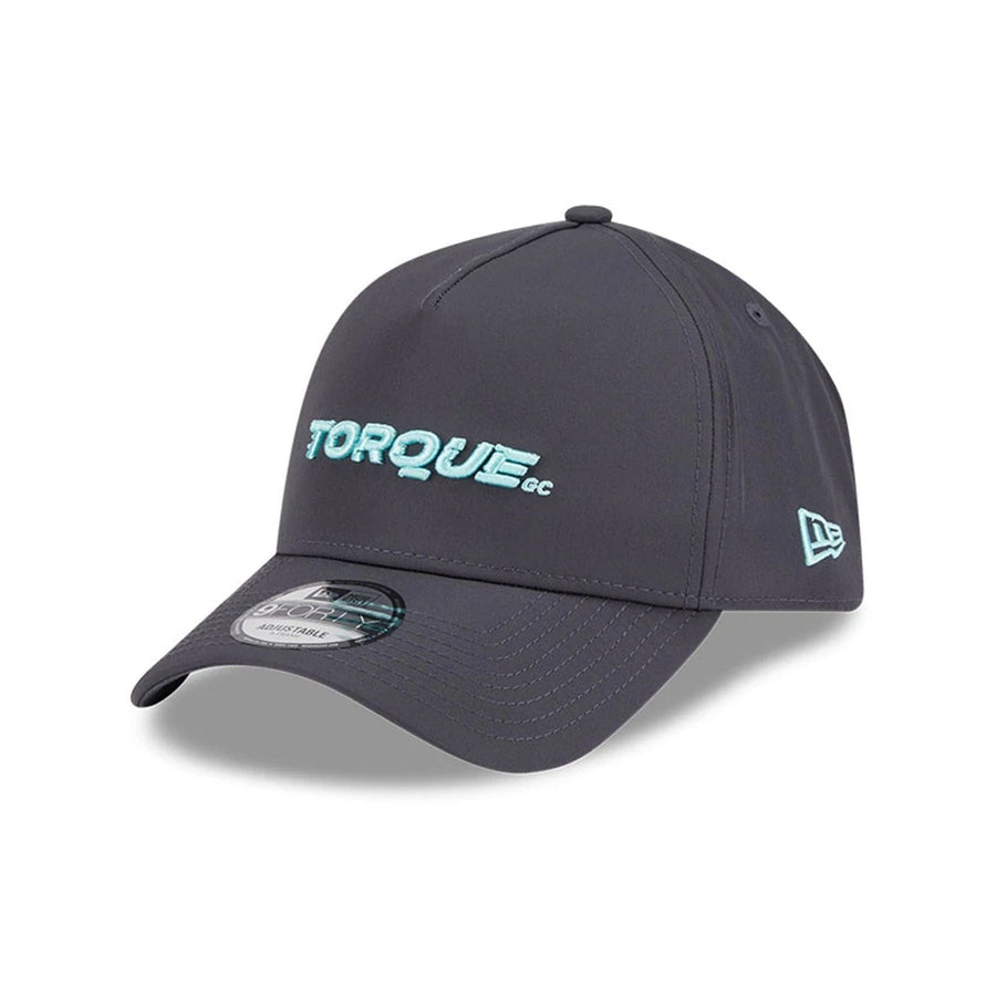 This is a Torque LIV Golf 2025 Dark Grey 9FORTY A-Frame Adjustable Cap 1