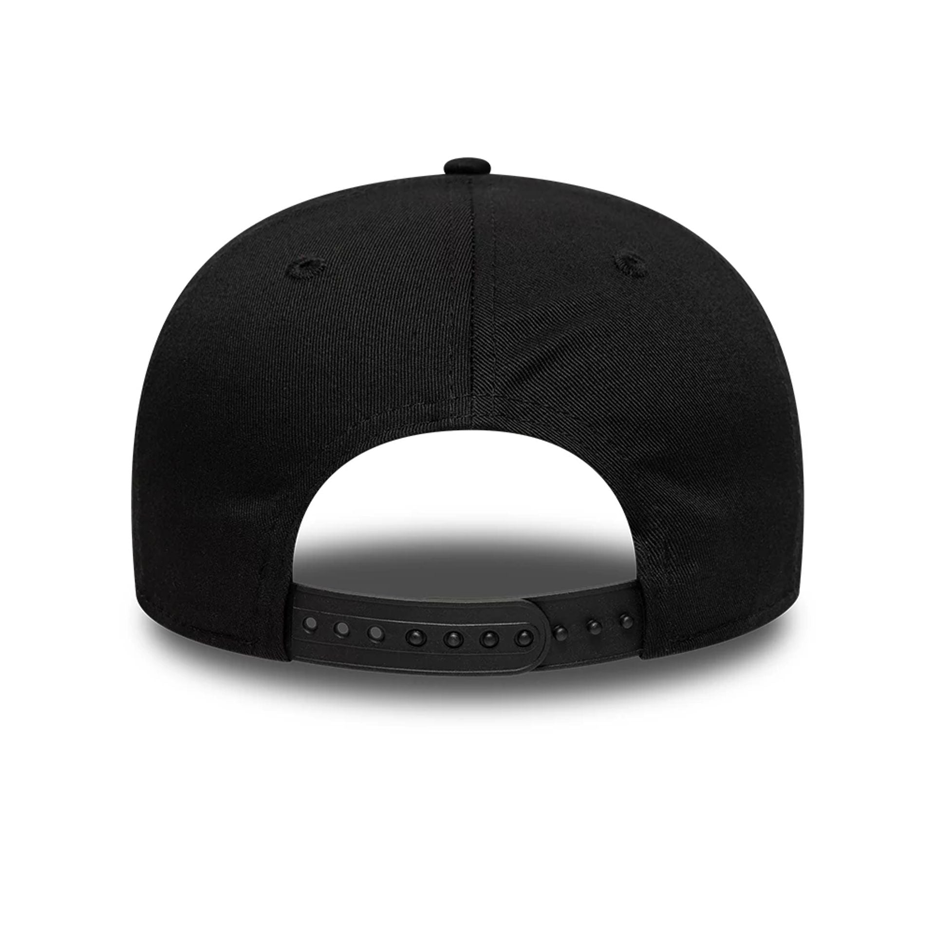 This is a Ironheads LIV Golf 2025 Black 9SEVENTY Stretch Snap Adjustable Cap 6