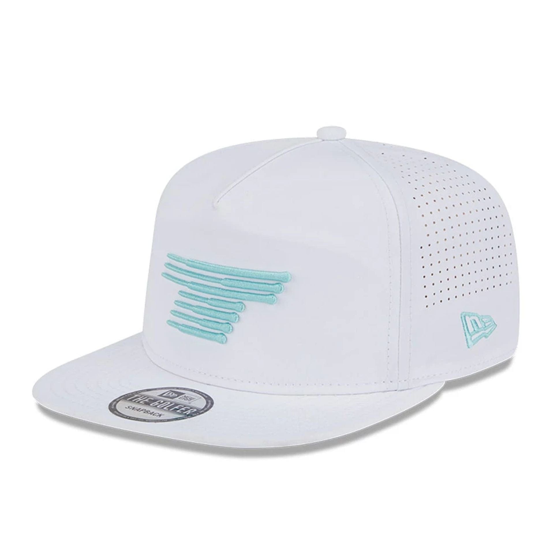 This is a Torque LIV Golf 2025 White GOLFER Adjustable Cap 1