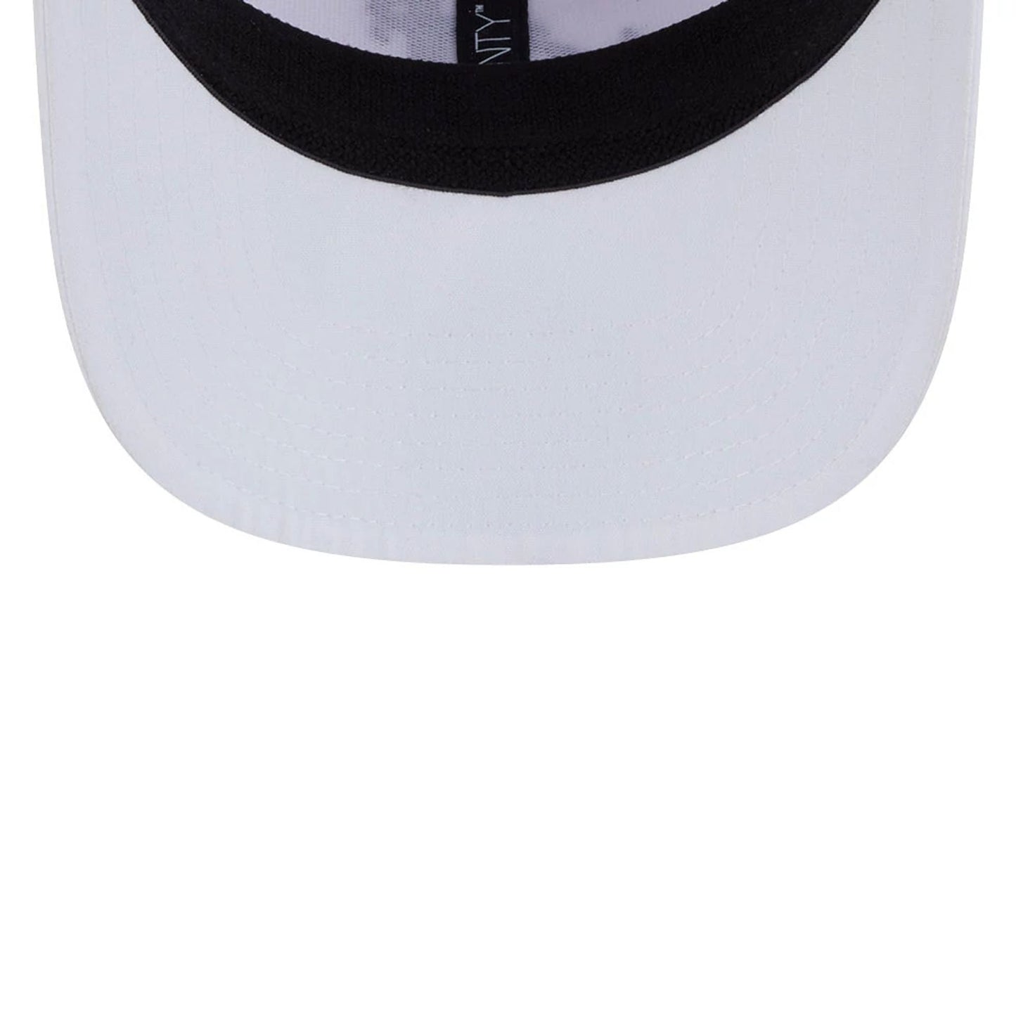 This is a 4Aces LIV Golf 2025 White 9SEVENTY Stretch Snap Adjustable Cap 7