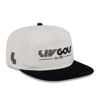 This is a LIV Golf 2025 White 19TWENTY Adjustable Cap 1