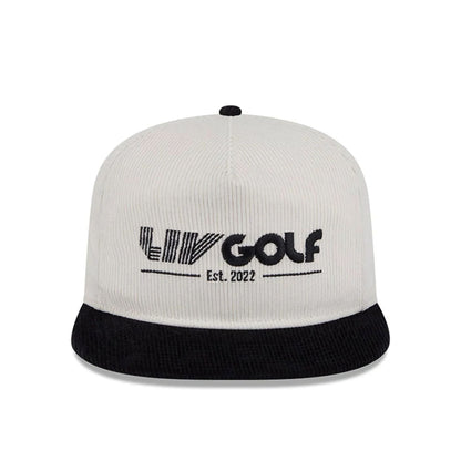 This is a LIV Golf 2025 White 19TWENTY Adjustable Cap 3