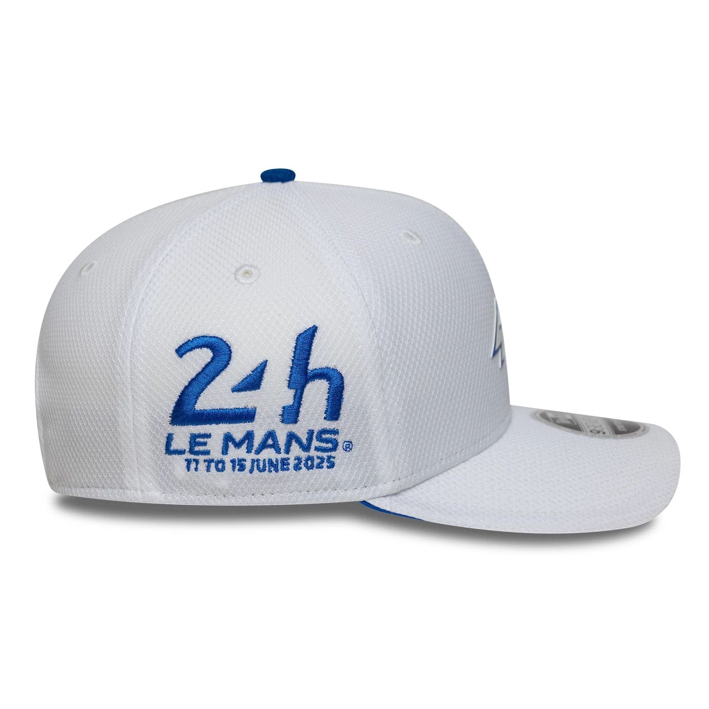 This is a Alpine Racing Le Mans White 9SEVENTY Stretch Snap Adjustable Cap 4