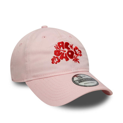 This is a New Era Beach Icon Pastel Pink 9TWENTY Adjustable Cap 3