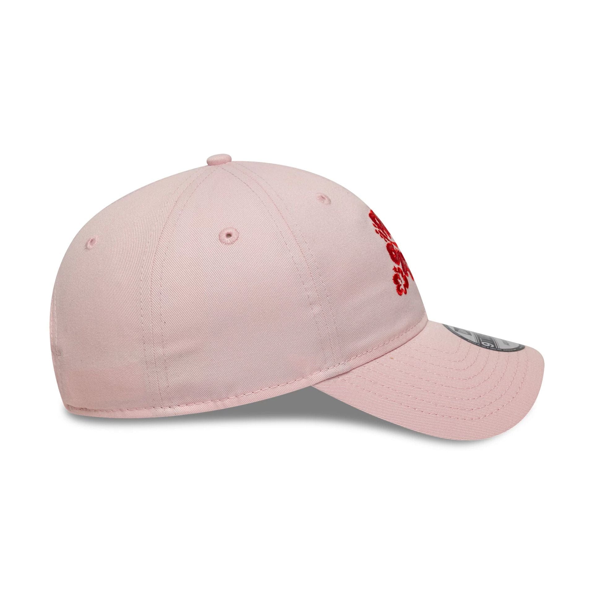 This is a New Era Beach Icon Pastel Pink 9TWENTY Adjustable Cap 5