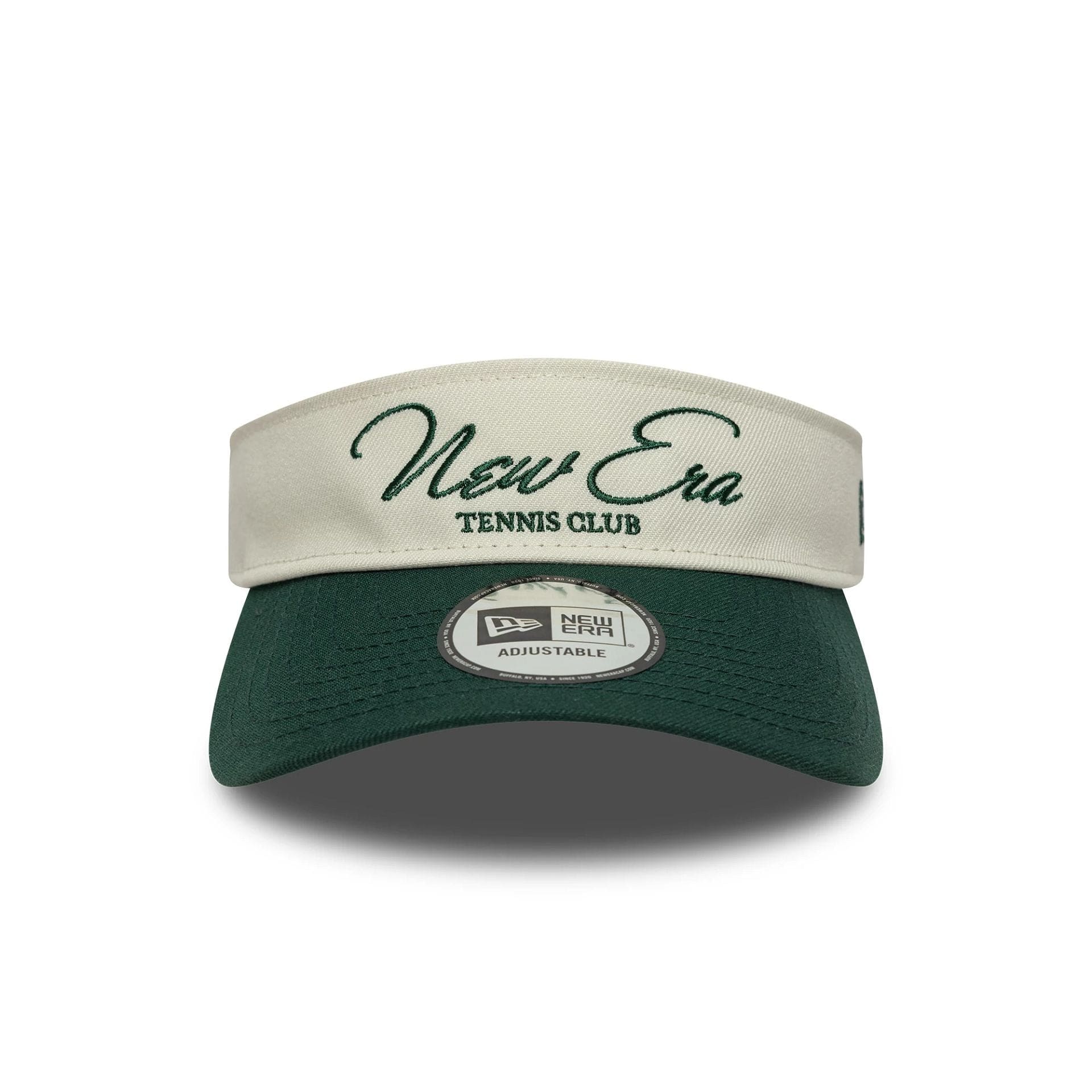 This is a New Era Tennis Club Light Beige Visor Cap 2