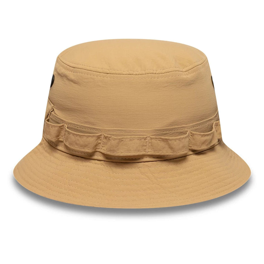 This is a Thrudark x New Era Ripstop Beige Adventure Bucket Hat 3