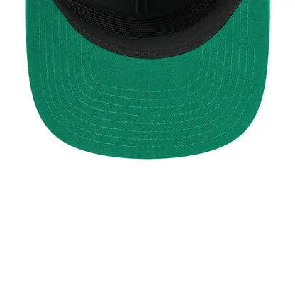This is a Boston Celtics Dual Logo Green Golfer Adjustable Cap 7
