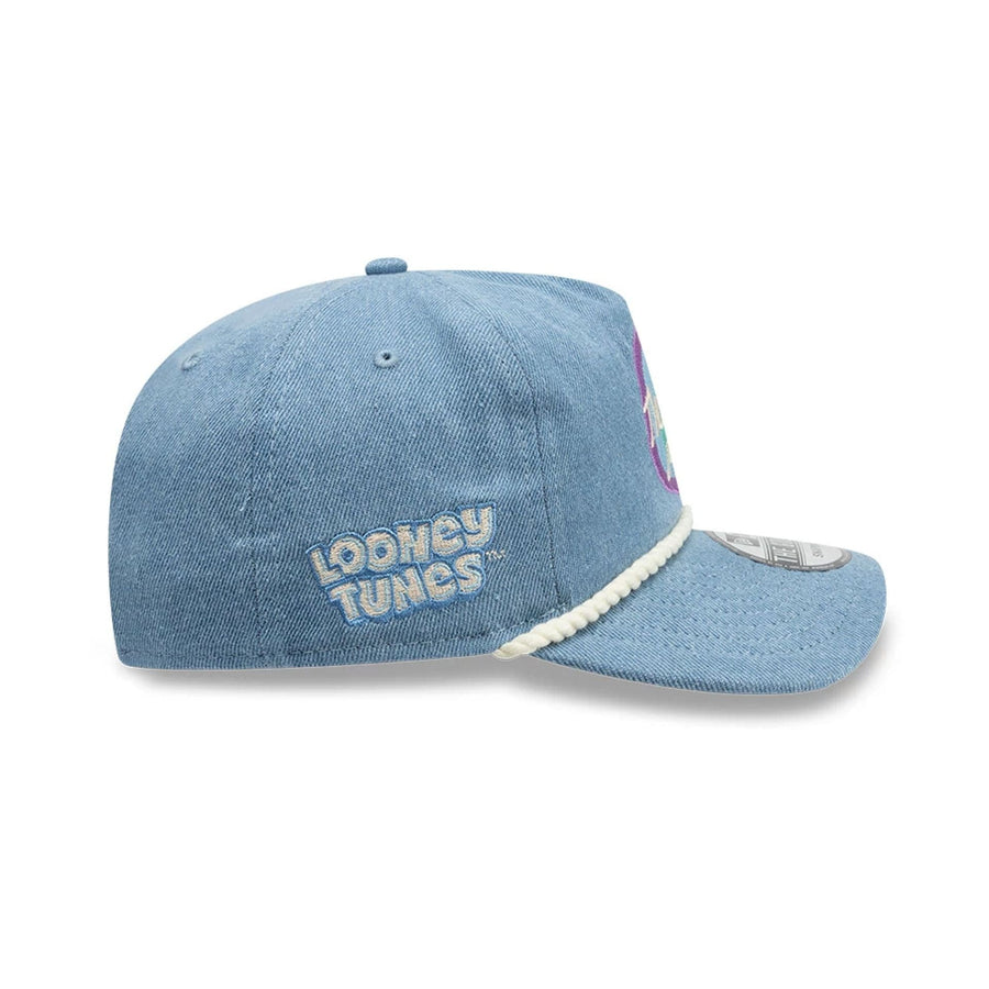 This is a Multi Character Looney Tunes Open Blue Golfer Adjustable Cap 5