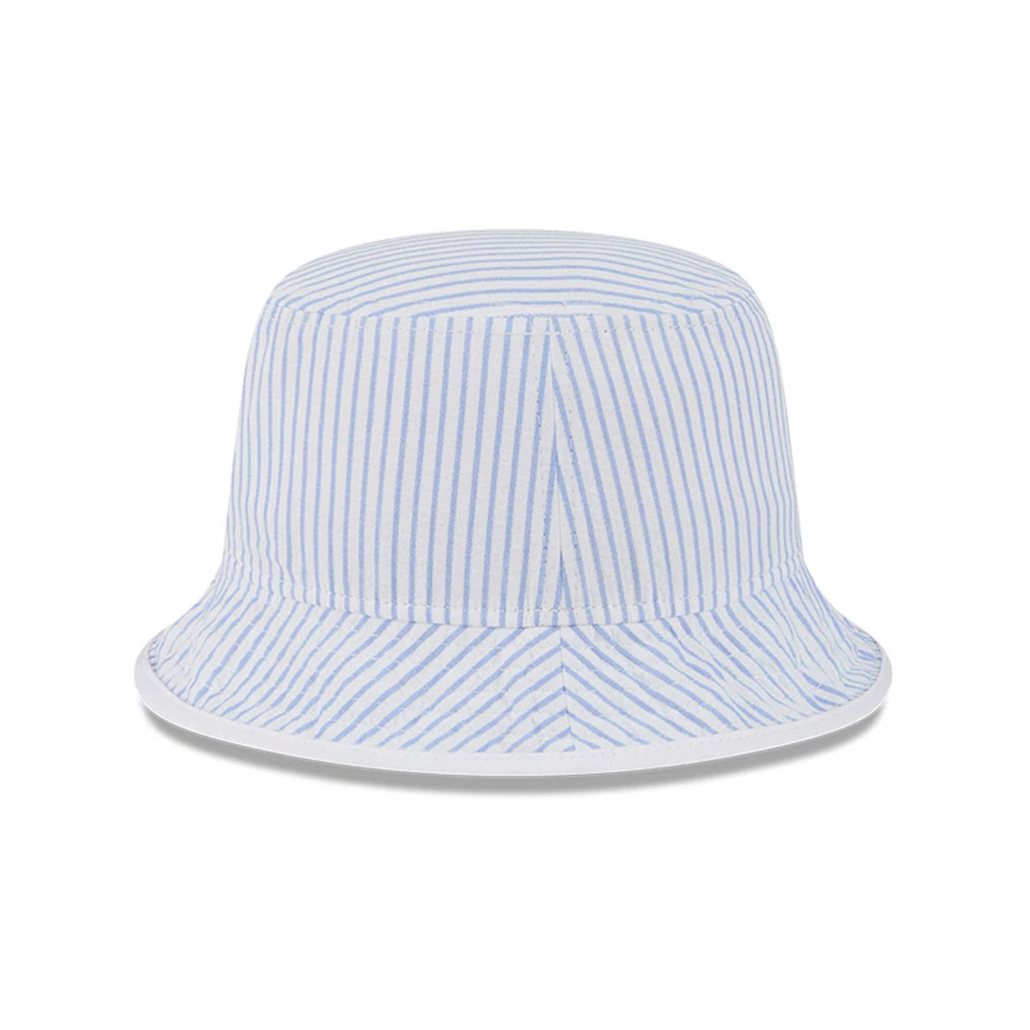 This is a New Era Pinstripe Pastel Blue Bucket Hat 6