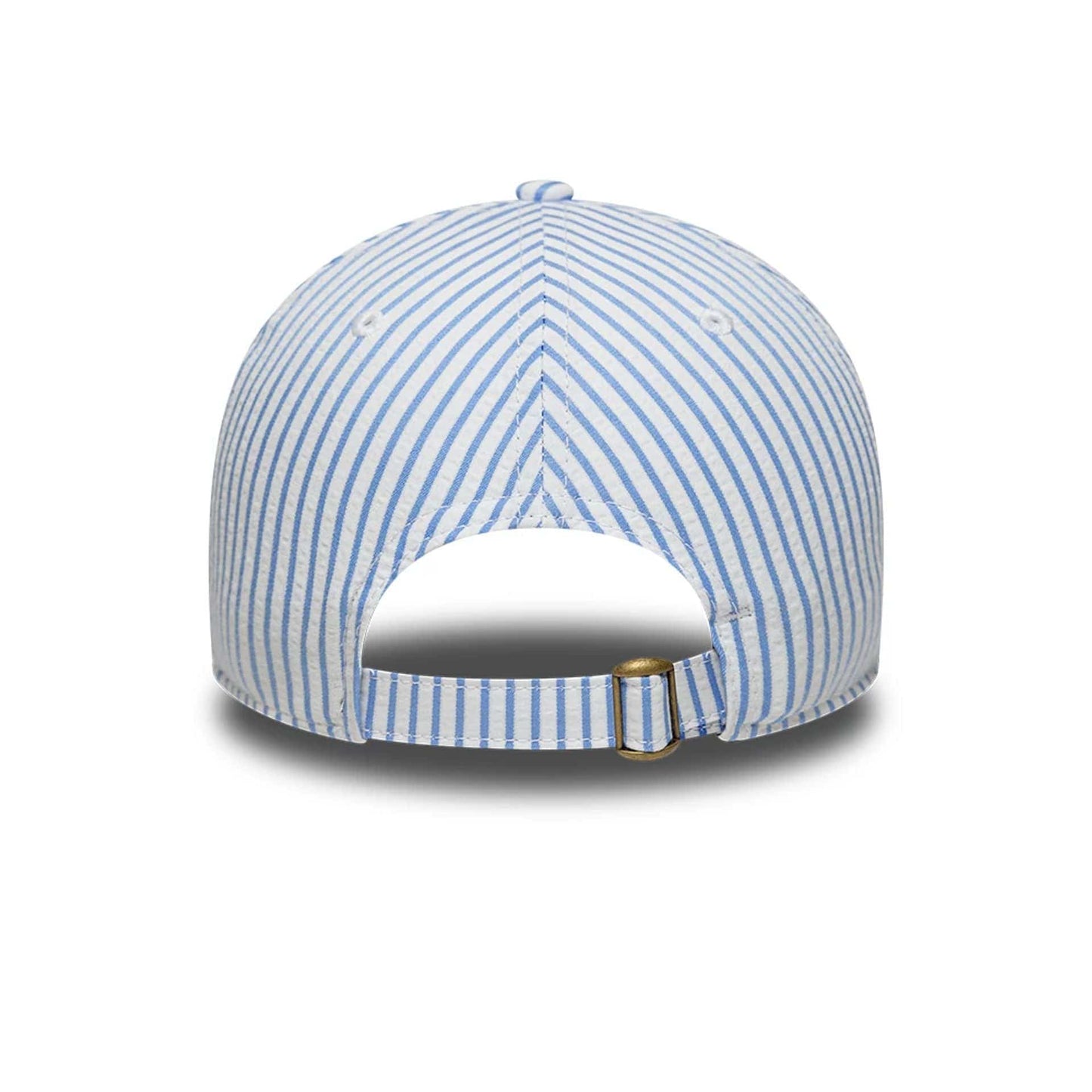 This is a New Era Pinstripe Pastel Blue 9TWENTY Adjustable Cap 6
